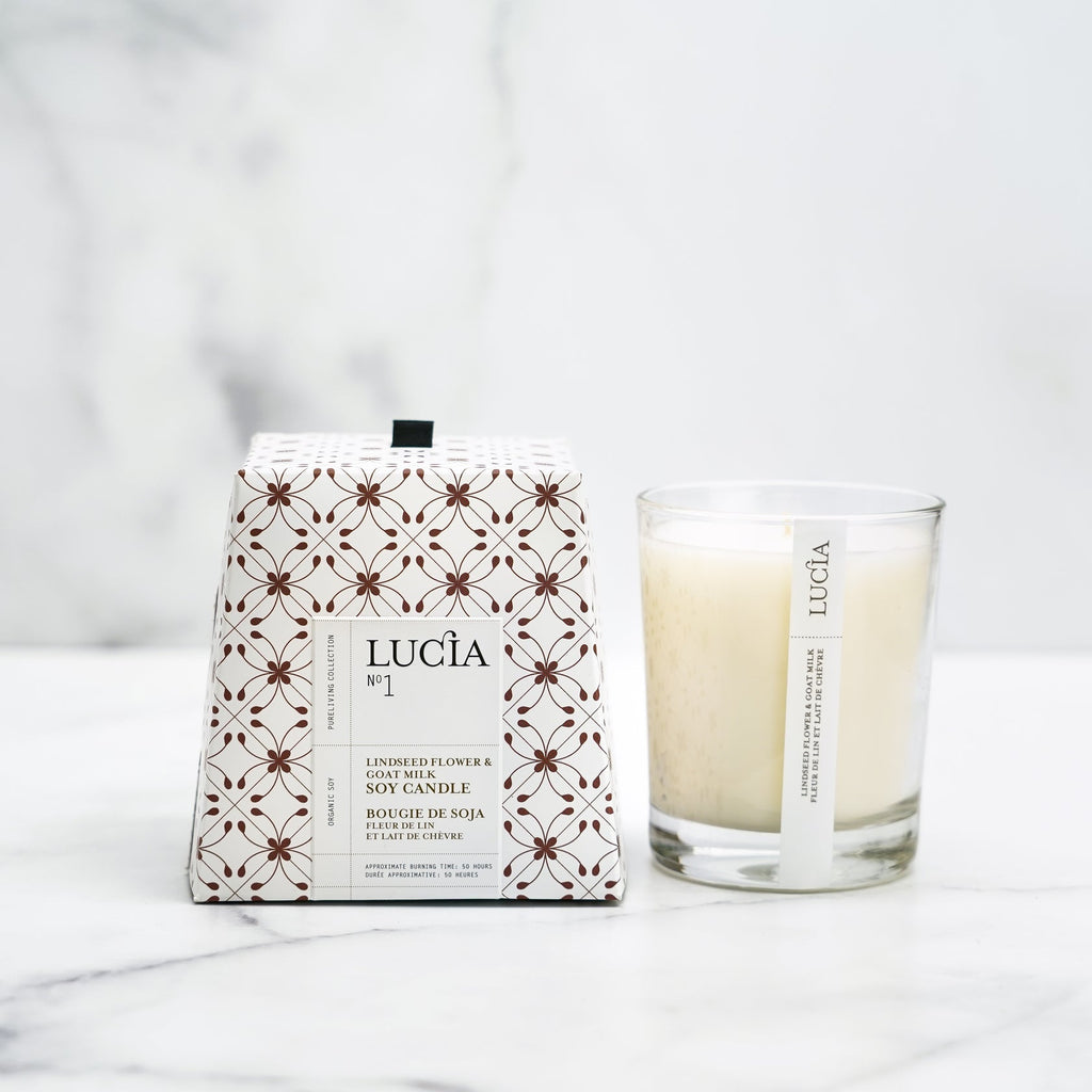 Linseed Flower & Goat Milk Candle
