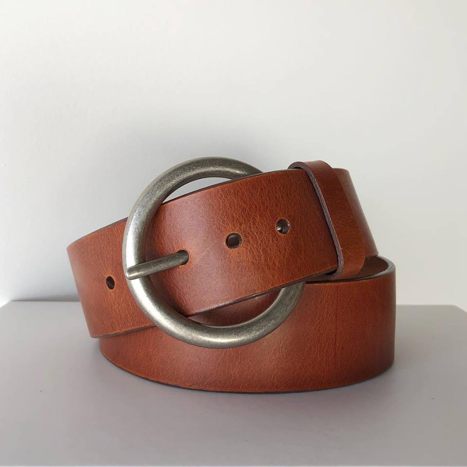 Brandy/Silver Vika Belt