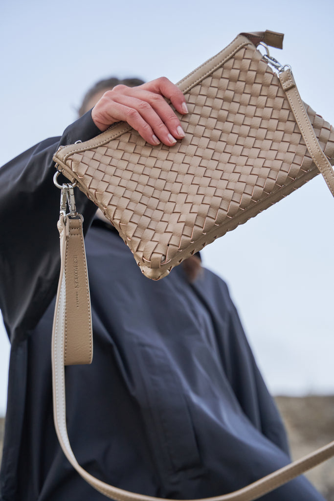 Woven Cross-Body Bag | Falcon