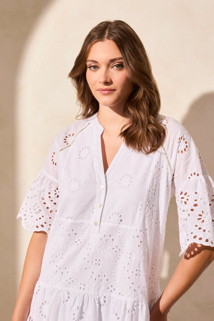 Vanna Eyelet Dress