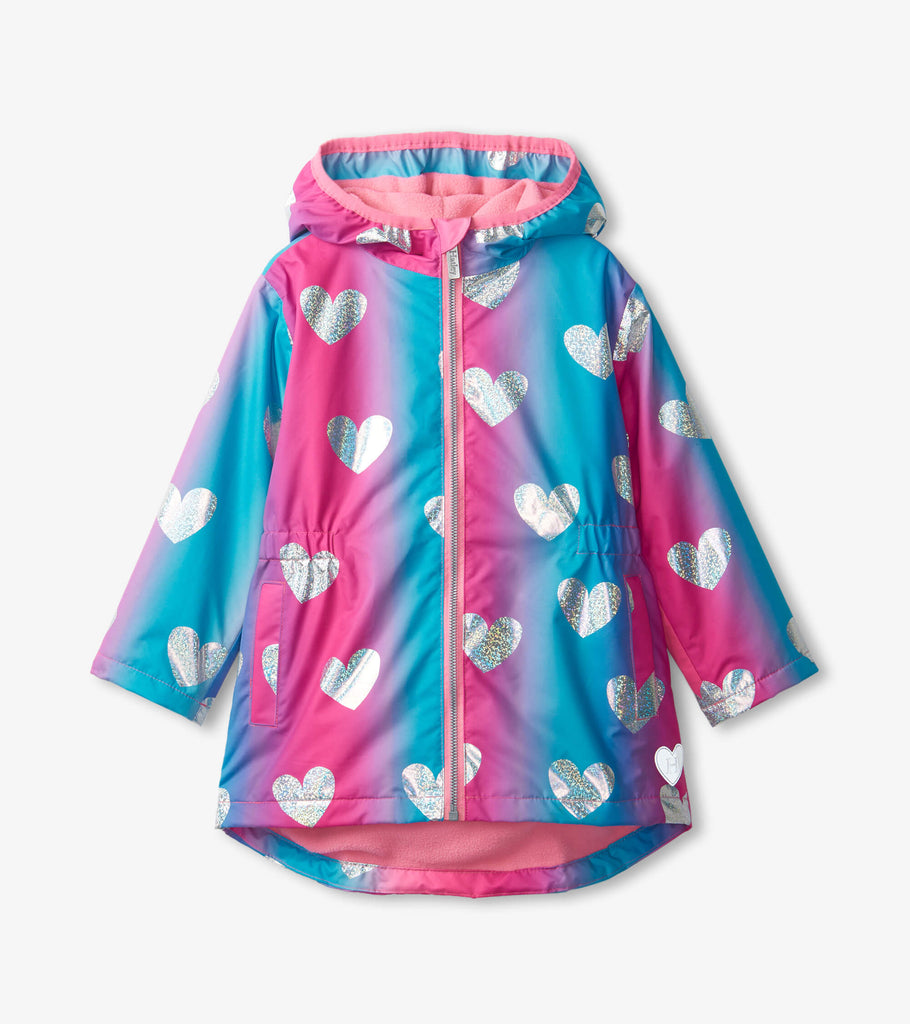 Fun Hearts Fleece-Lined Jacket