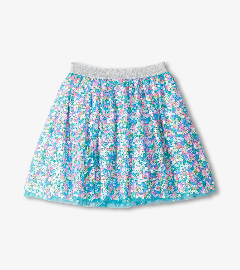 Scuba Sequin Skirt