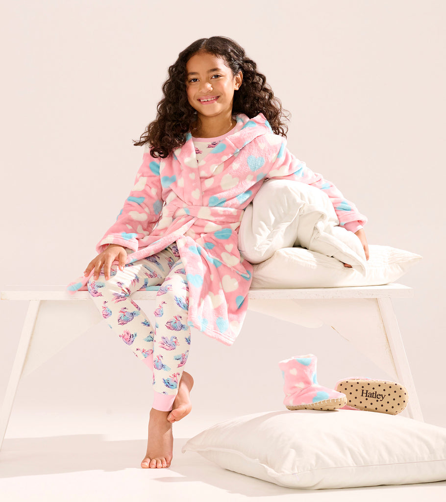 Elegant Swans Pajama Set