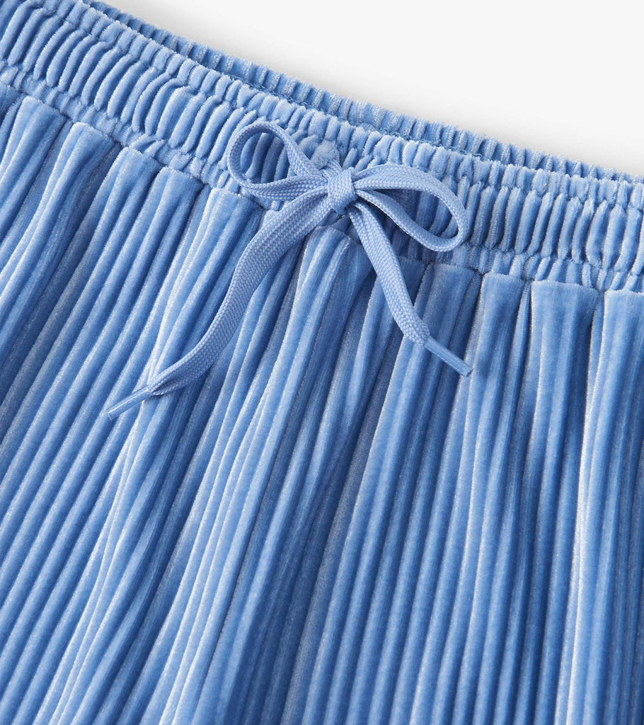Pleated Velour Pant