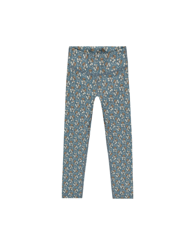 ** PRE-ORDER **  Sport Legging | Blue Floral