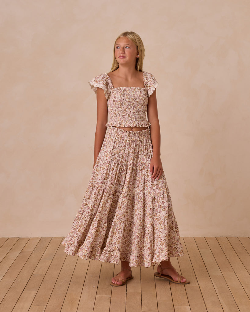 ** PRE-ORDER ** Teen Tiered Maxi Skirt