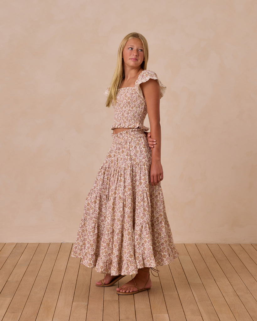 ** PRE-ORDER ** Teen Tiered Maxi Skirt