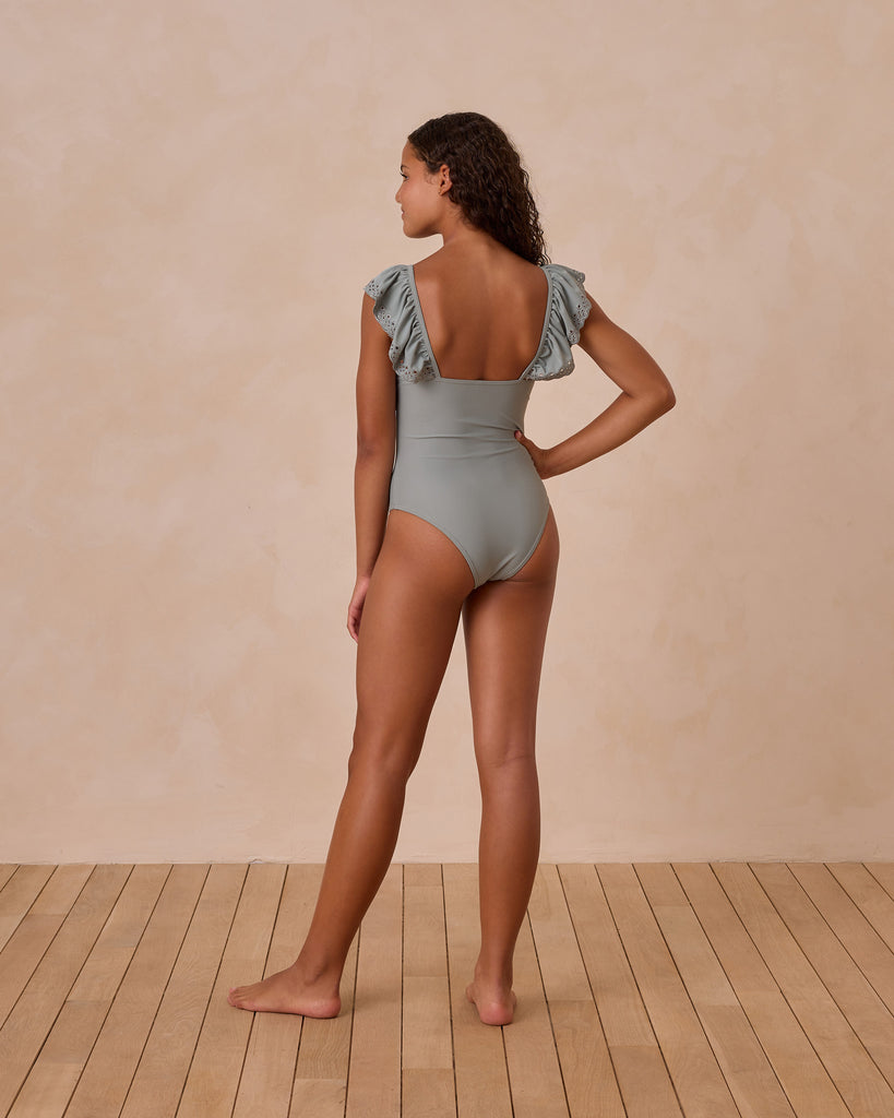 ** PRE-ORDER ** Teen Square Neck Swimsuit