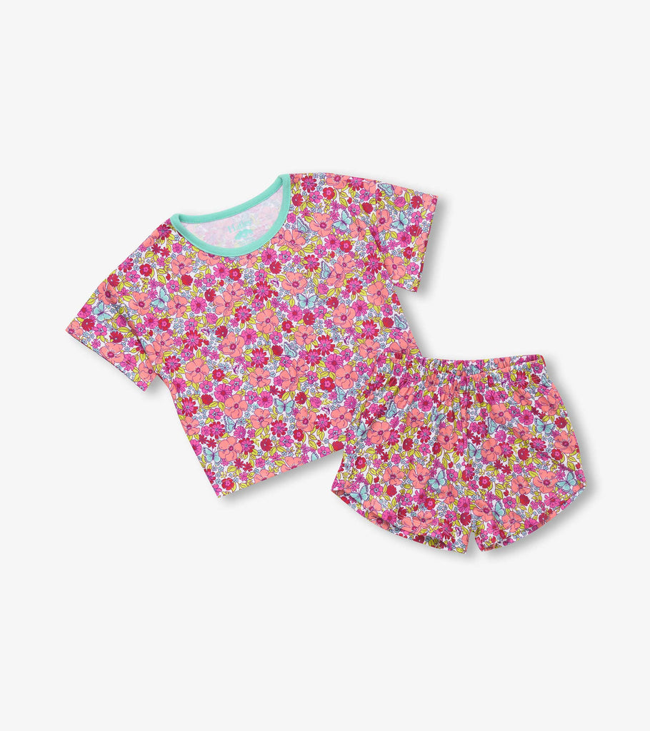 Groovy Flowers Short PJ Set