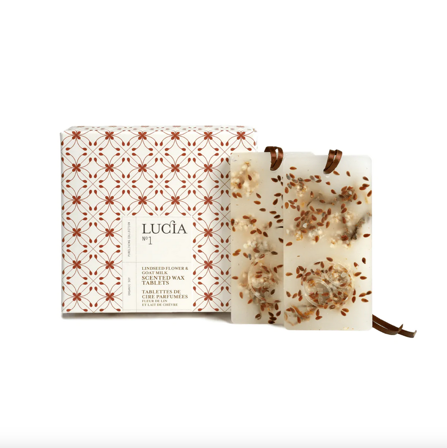 Lindseed Flower & Goat Milk Scented Wax Tablets