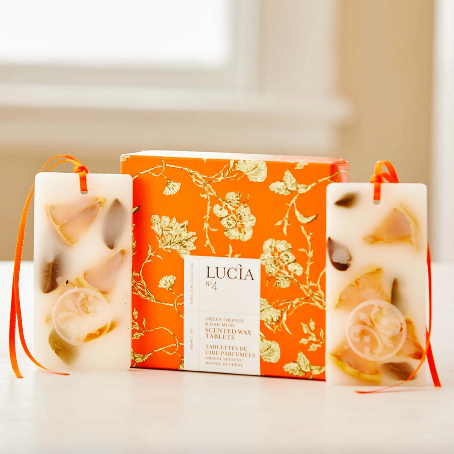 Green Orange & Oak Moss Scented Wax Tablets