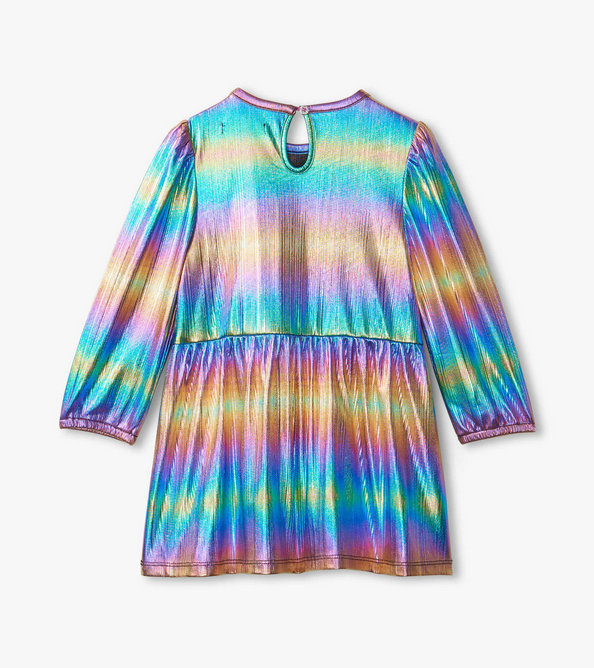 Metallic Rainbow Baby Dress