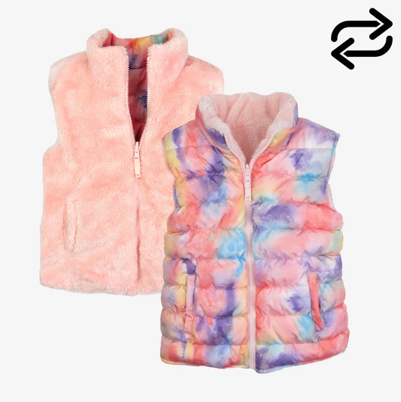 Cotton Candy Reversible Vest