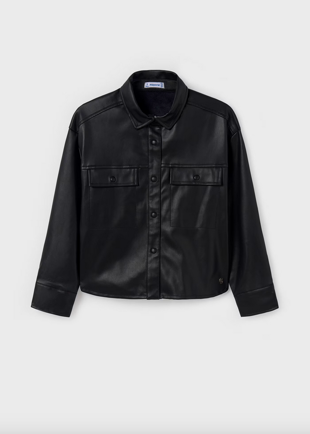 Chloe Leatherette Shirt