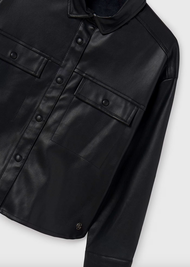 Chloe Leatherette Shirt