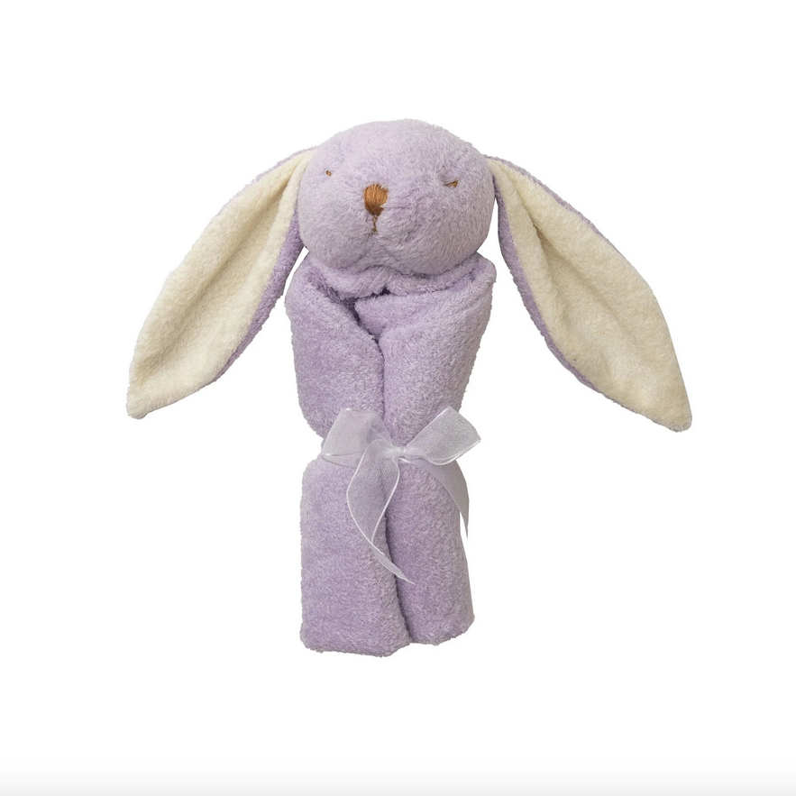 Lavender Bunny Blanket