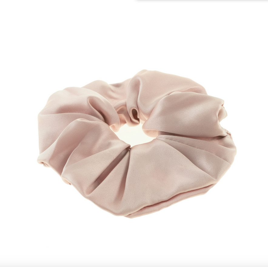 Rose Satin Scrunchie