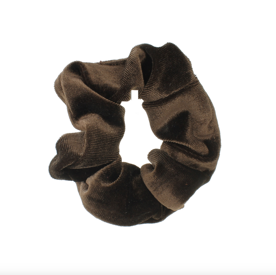 Chocolate Velvet Scrunchie