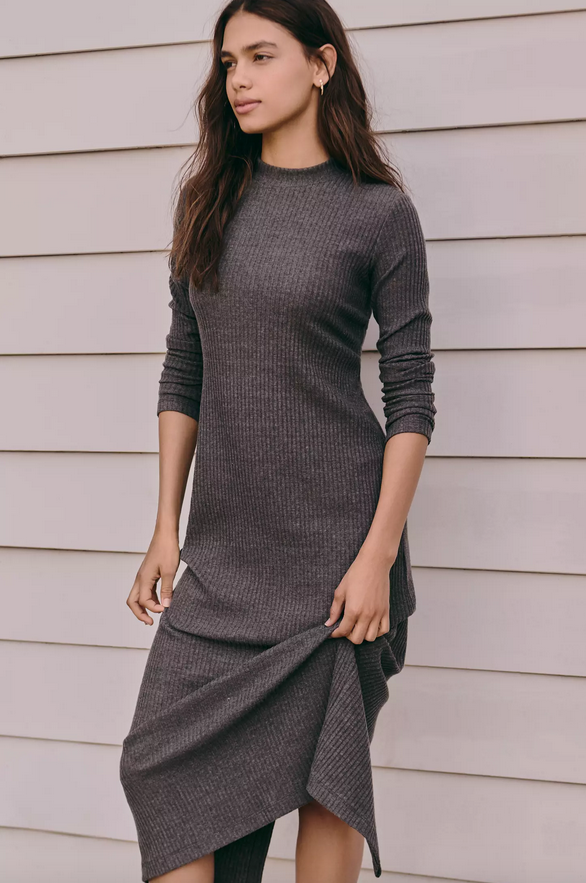 Liz Cozy Rib Dress