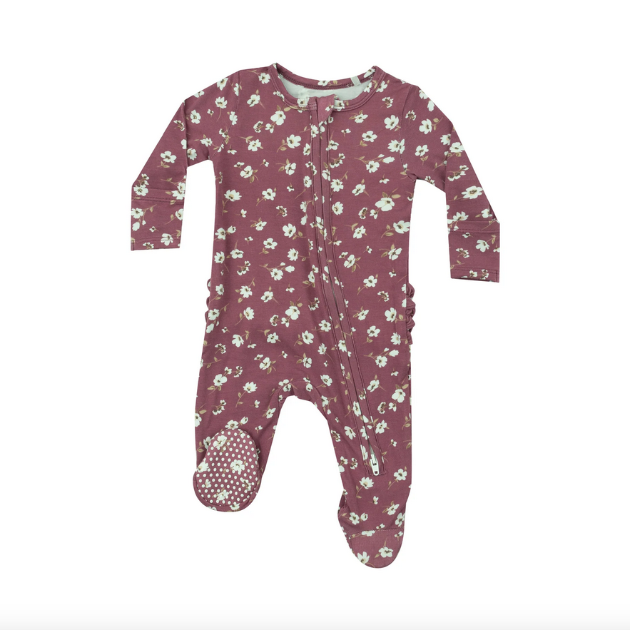 Plum Floral Sleeper