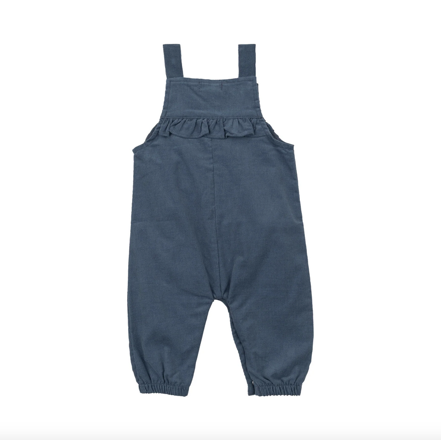 Ruffle Corduroy Overall