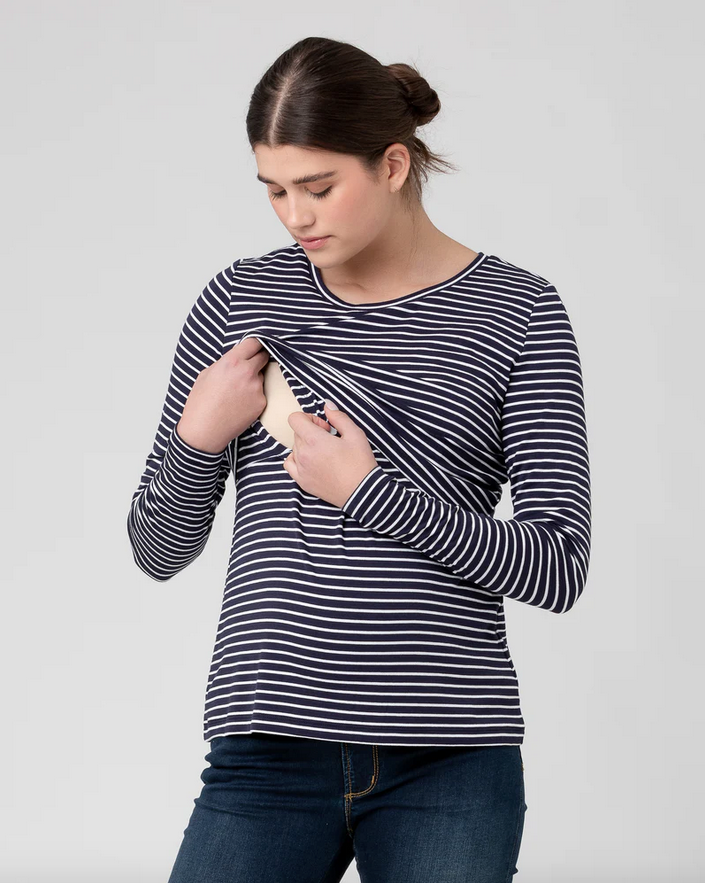 Joelle Stripe Long-Sleeve