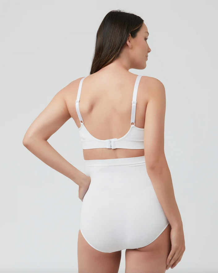 White Seamless Nursing Bra