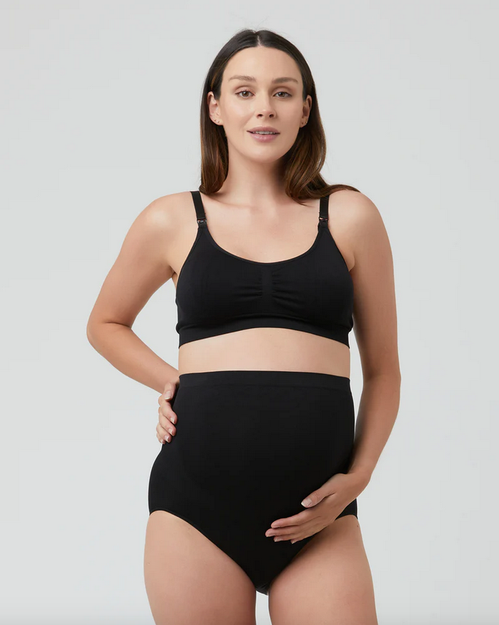 Black Nursing Seamless Bra