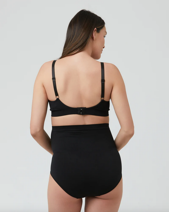 Black Nursing Seamless Bra