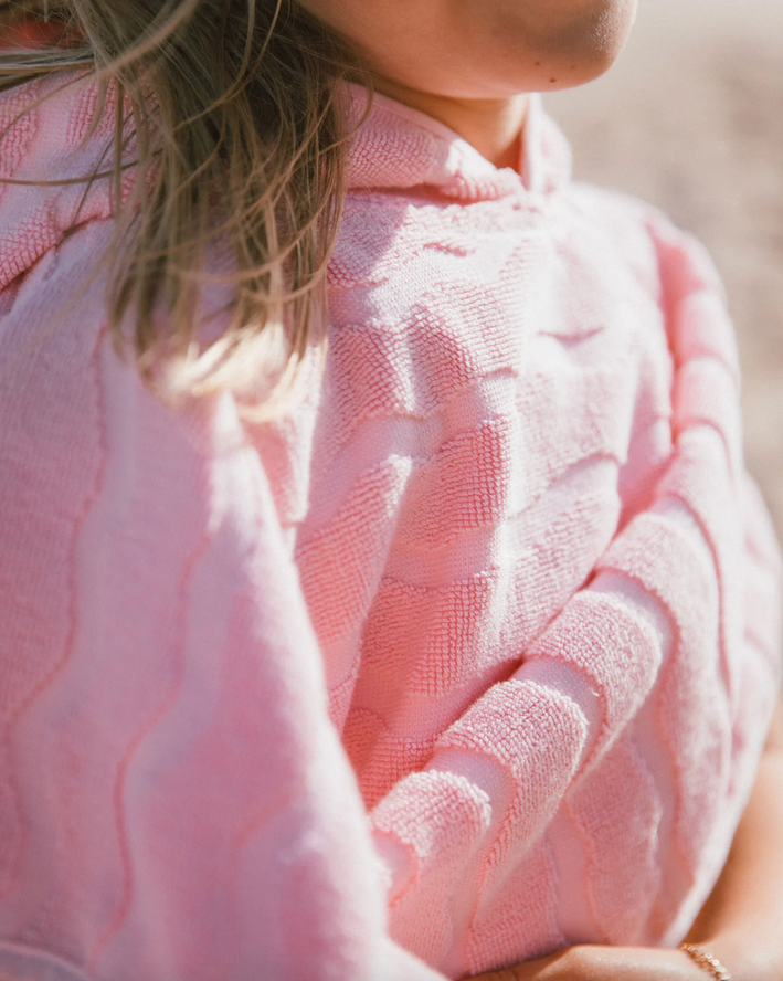 Pink Wave Poncho