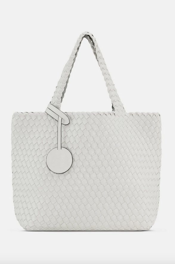 Reversible Tote Bag | Silver Cloud