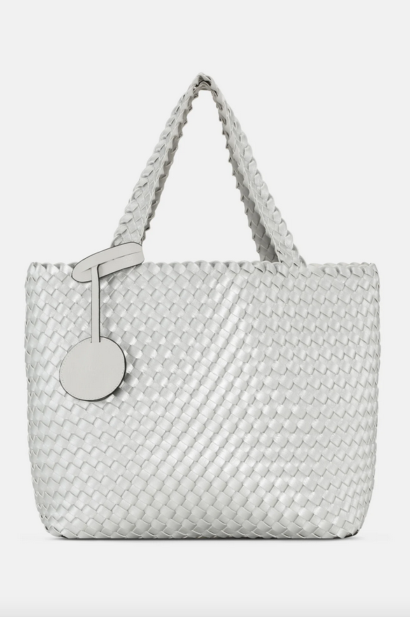 Reversible Tote Bag | Silver Cloud