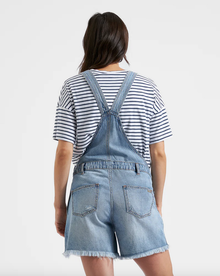 Denim Short Overalls