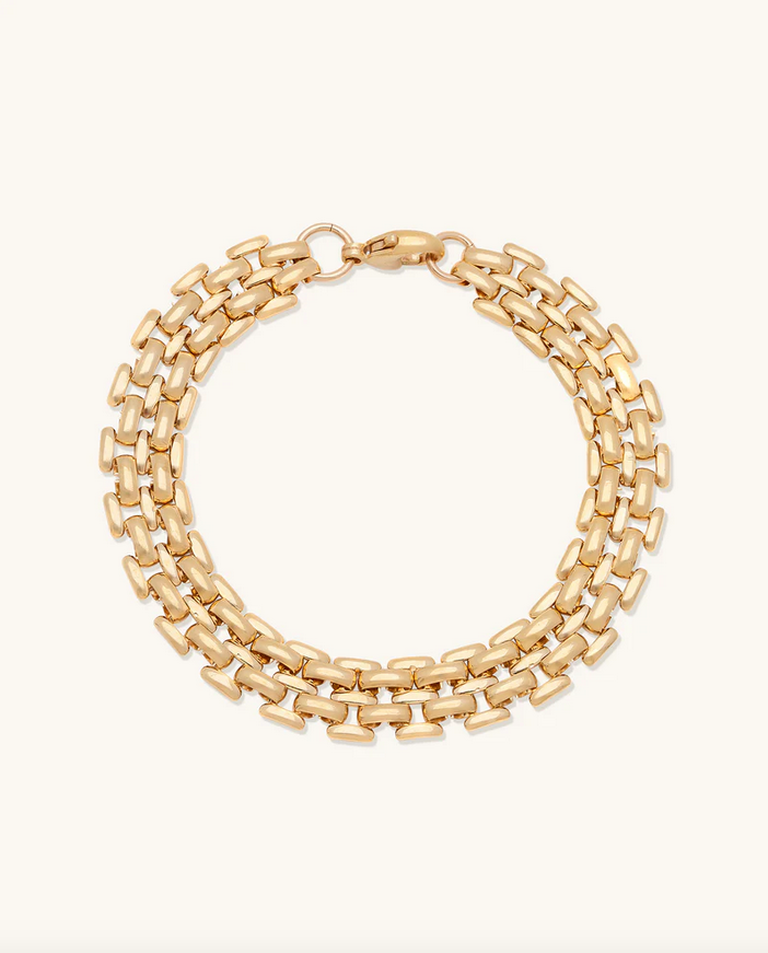 Panther Bold Bracelet | Gold