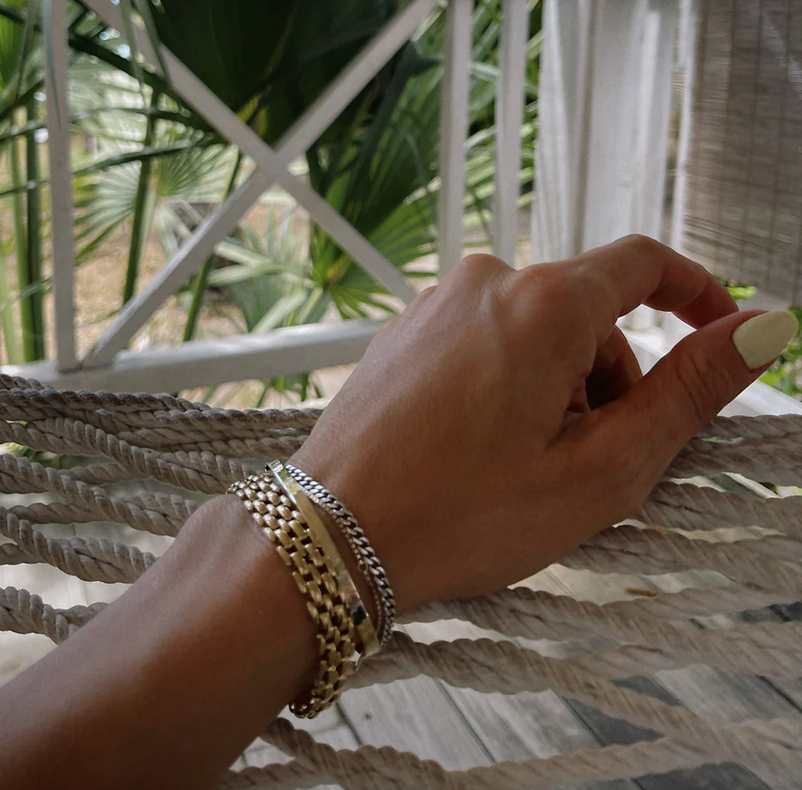 Panther Bold Bracelet | Gold
