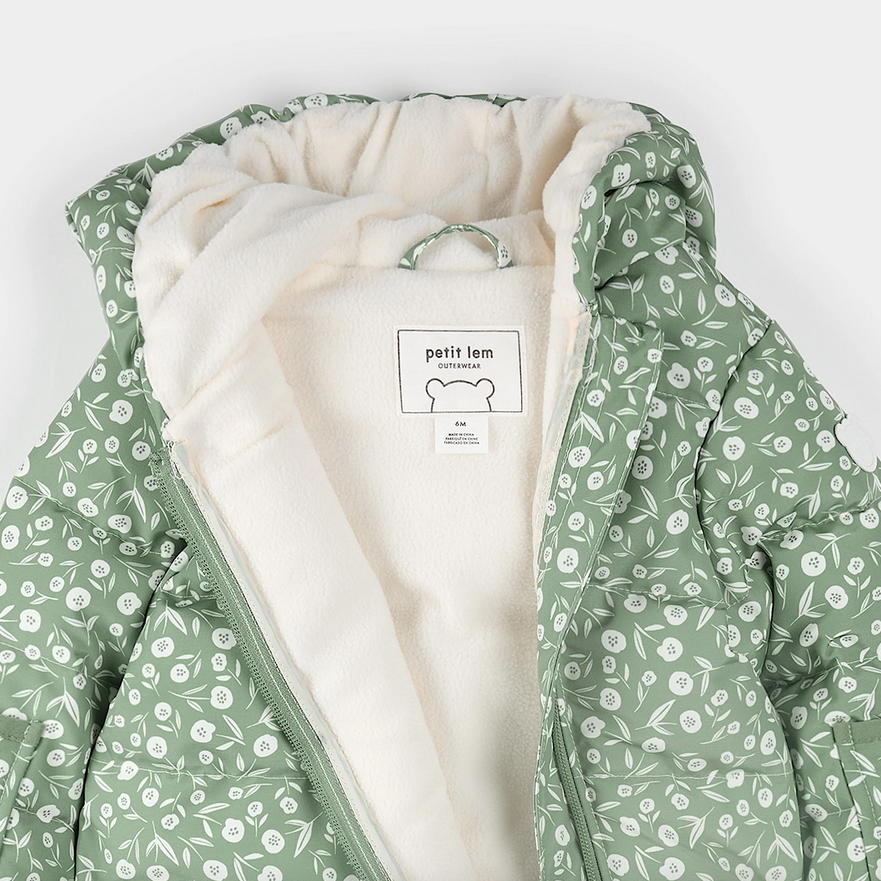 Floral Snowsuit
