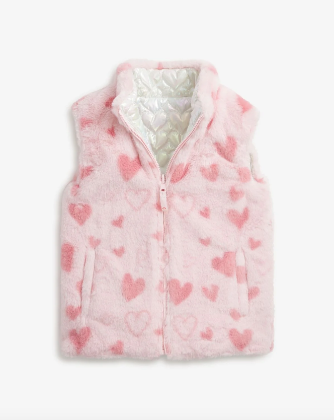 Candy Hearts Reversible Vest