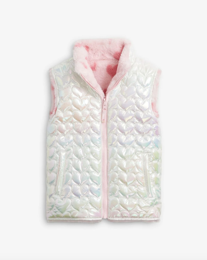 Candy Hearts Reversible Vest