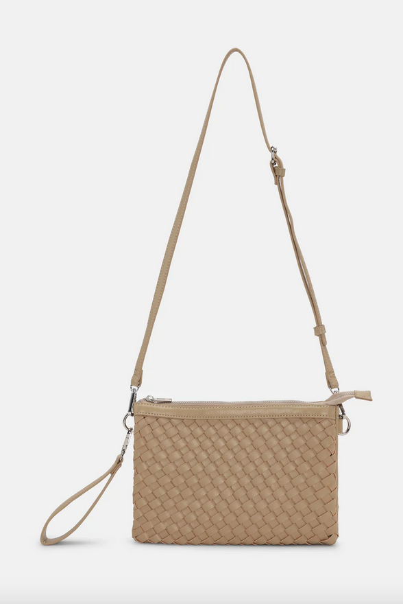 Woven Cross-Body Bag | Mocha