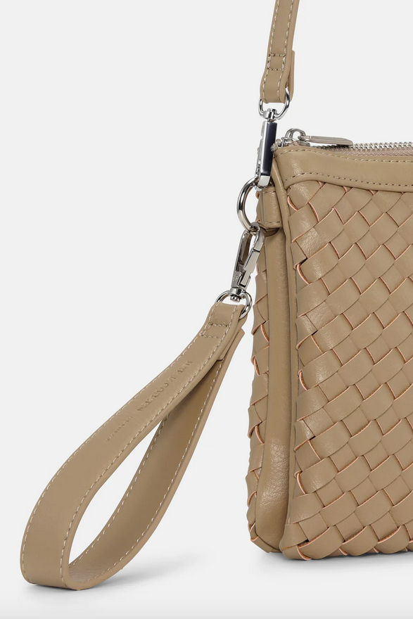 Woven Cross-Body Bag | Mocha