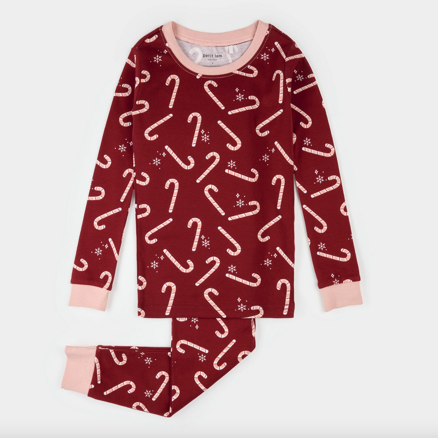 Candy Cane PJ Set