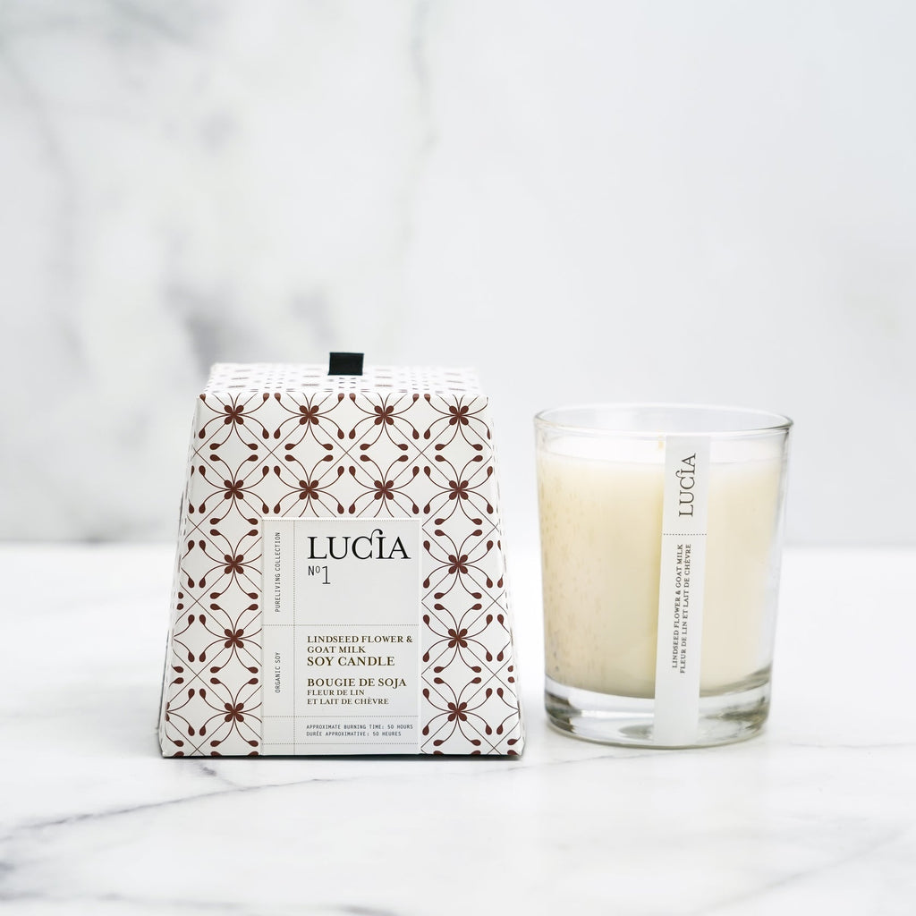 Linseed Flower & Goat Milk Candle