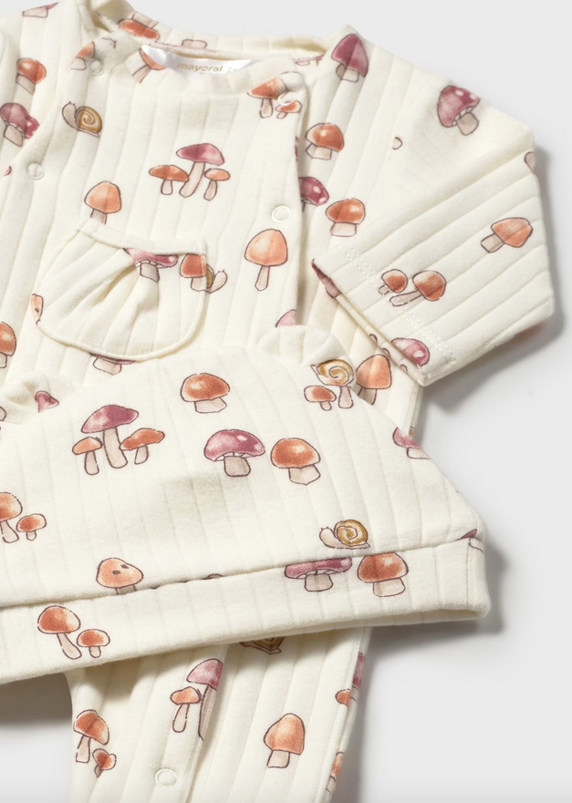 Mushroom Dungaree Set