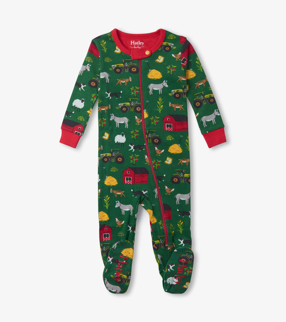 On the Farm Baby Coverall