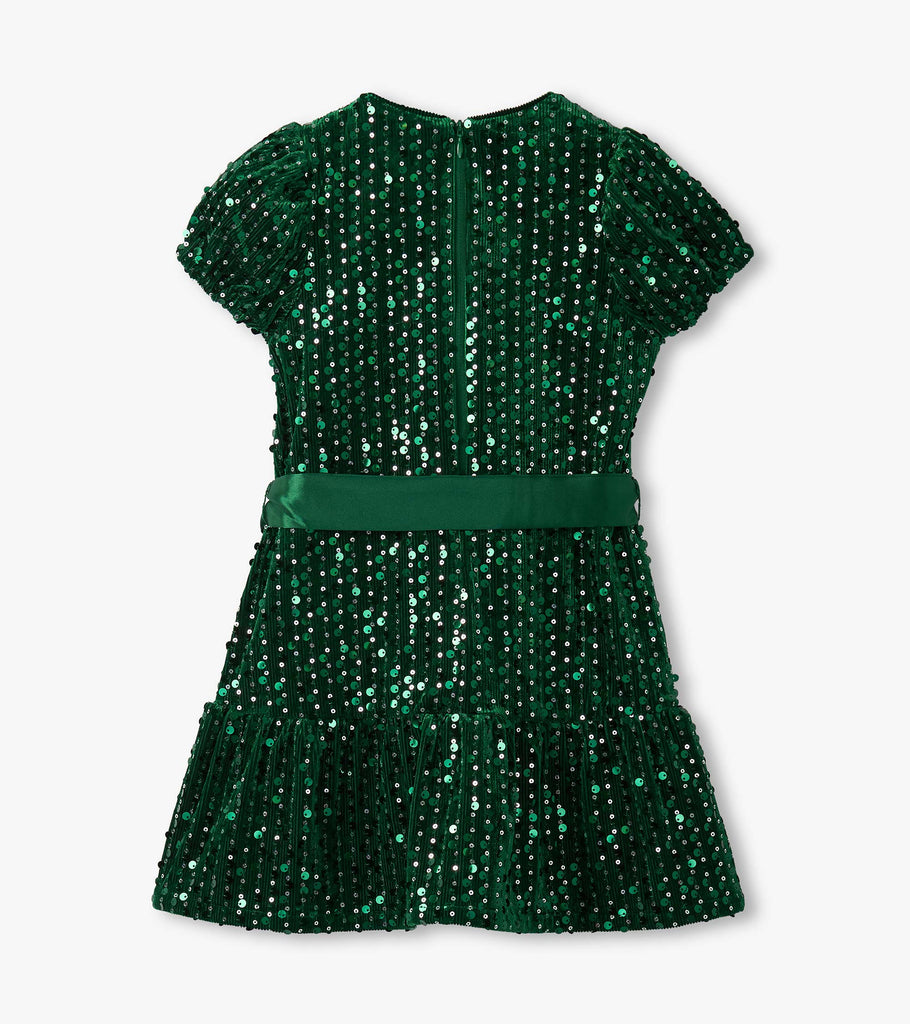Sequin Velvet Dress
