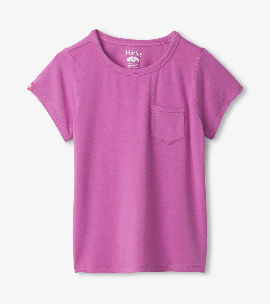 Bamboo Pocket Tee | Spring Crocus