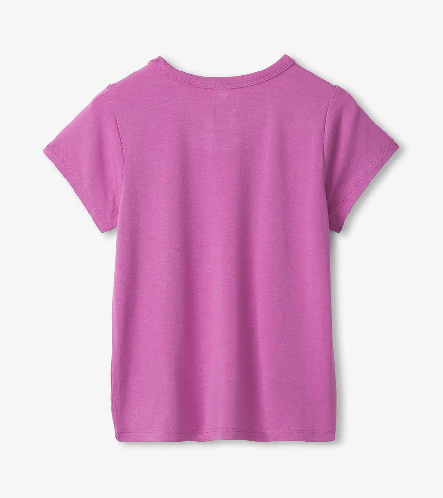 Bamboo Pocket Tee | Spring Crocus