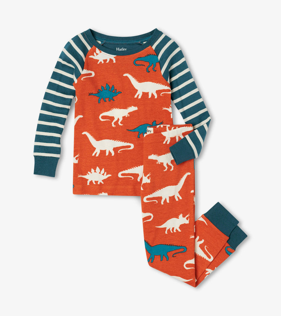 Dino Silhouettes Pajama Set