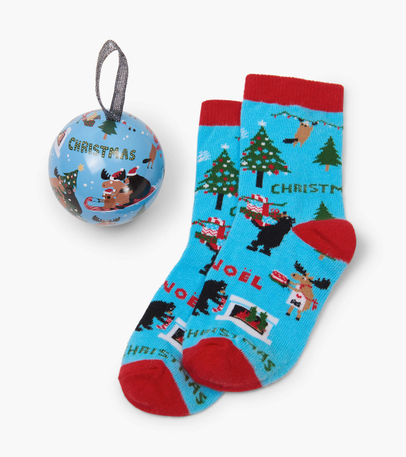 Kids Wild About Christmas Sock n' Ornament
