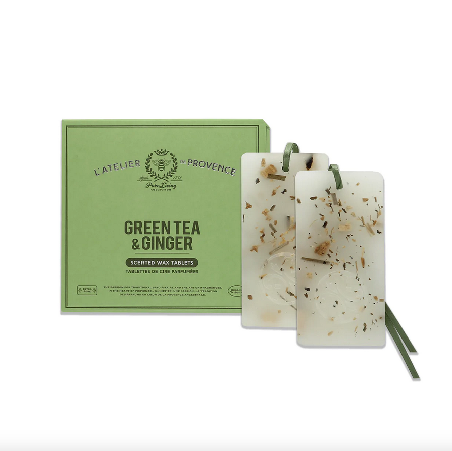 Green Tea & Ginger Scented Wax Tablets